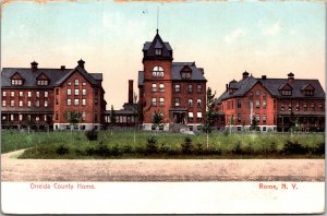 Postcard NY Rome Oneida County Home