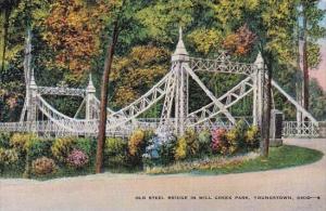 Old Steel Bridge In Mill Creek Park Youngstown Ohio