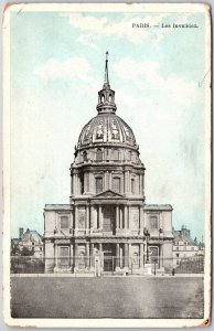 Les Invalides Paris France Museum Building Postcard