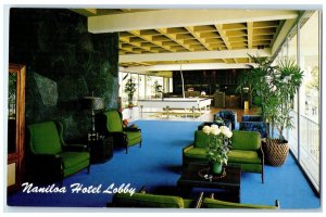 c1960's Naniloa Hotel Lobby Interior Hilo Hawaii HI Unposted Vintage Postcard