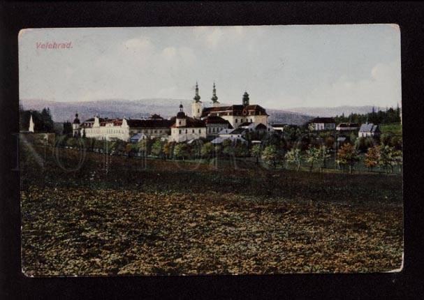 074146 Moravia Velehrad view Vintage colorful PC