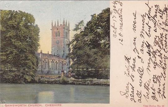 England Cheshire Gawsworth Castle 1904