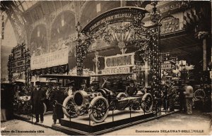 PC SALON DE L'AUTOMOBILE 1904 ETABL. DELAUNAY-BELLEVILLE CAR (a36393)