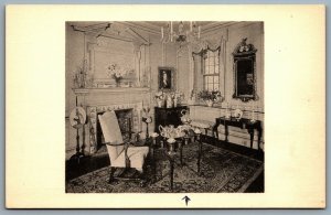 Postcard Winterthur DE c1960s Chestertown Room From Chestertown Maryland 1732