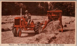 Allis Chalmers ROTO-BALER Farming Tractor Advertising 1954 Dunbar WV Postcard Y5