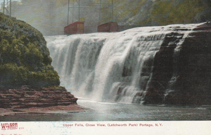 Upper Falls near Portage NY, New York - Letchworth State Park - DB