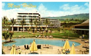 Maui Hilton bordering world famous golf course Kaanapali Beach Hawaii Postcard