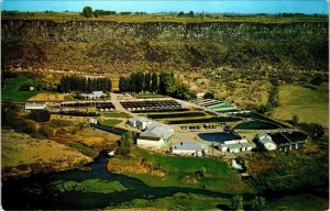 Buhl ID Idaho SNAKE RIVER TROUT FARM Fish Production~Tour TWIN FALLS CO Postcard