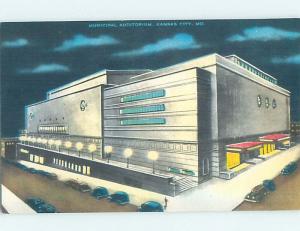 Unused Linen BUILDING SCENE Kansas City Missouri MO H5332