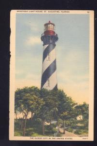 ST. AUGUSTINE FLORIDA ANASTASIA LIGHTHOUSE ANTIQUE VINTAGE 