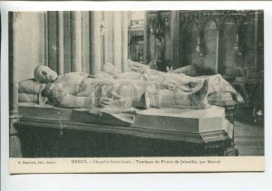 437992 FRANCE Dreux Chapelle Saint-Louis tomb prince Joinville Vintage postcard