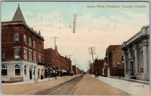 Queen West Parkdale Toronto Canada Postcard CNE Slogan Postmark H82