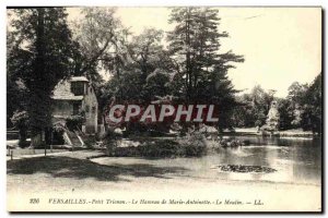 Old Postcard Versailles Petit Trianon Le Hameau Marie Antoinette The mill