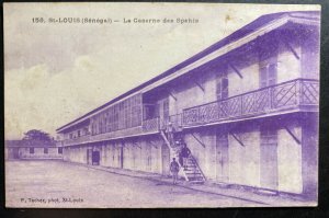 Mint Senegal Real Picture Postcard St Louis Spahis Barracks