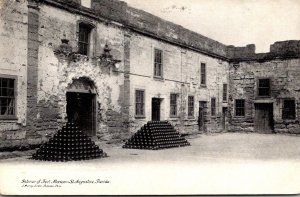 Florida St Augustine Fort Marion Interior 1905