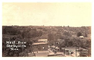 Tennessee Shelbyville , West View   RPPC