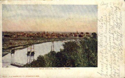 City and High Bridge in St. Paul, Minnesota