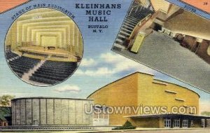 Kleinhans Music Hall - Buffalo, New York NY Postcard