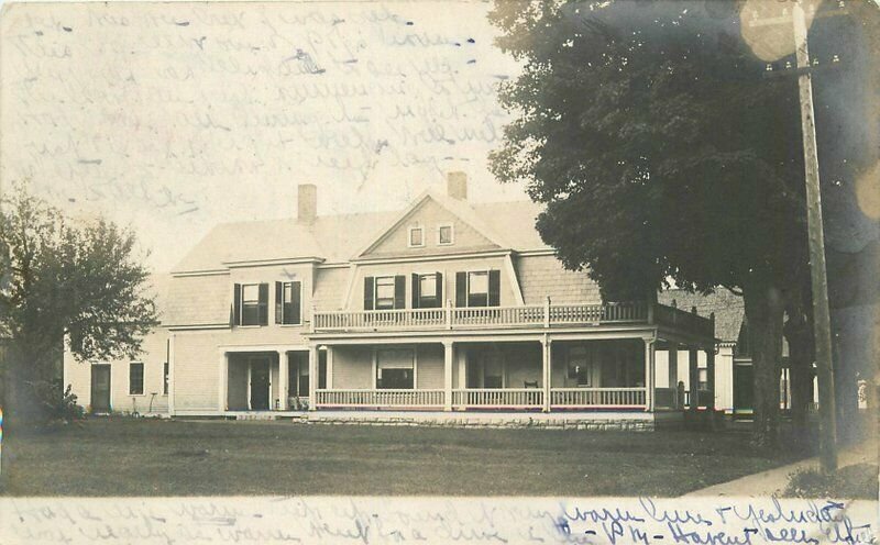 Ludlow Vermont Residence Home 1906 RPPC Photo Postcard 20-2204