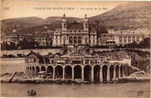 CPA Casino de Monte Carlo-Vue prise de la Mer (234338)