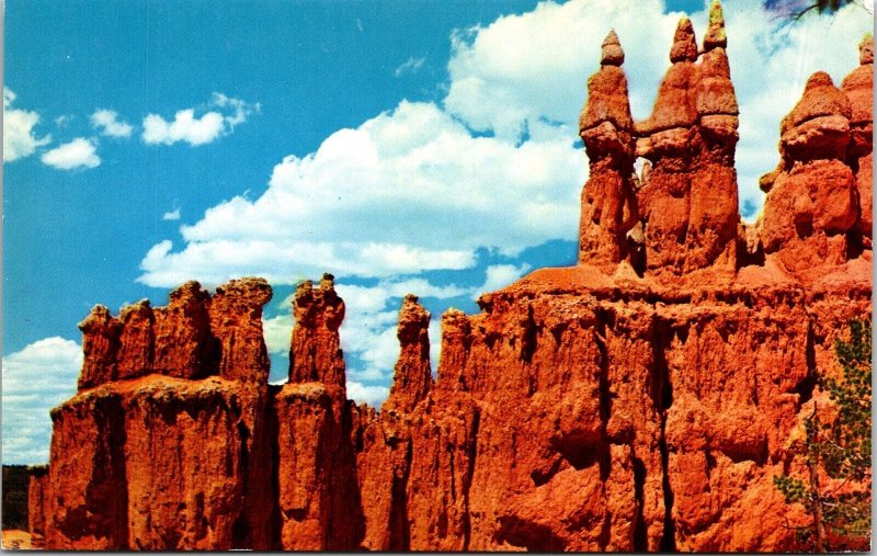 Three Wise Men Bryce Canyon National Park Utah UT Postcard VTG UNP Mike Roberts  