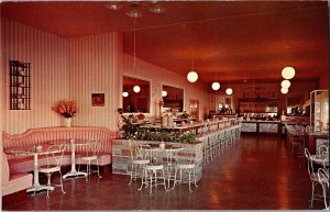 Interior of Sugar Bowl Ice Cream Parlor, Scottsdale AZ Vintage Postcard I76