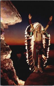 The Sunrise Call Wisconsin Dells Native American Chrome C094