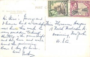 Sunset Lodge Montego Bay Jamaica Postal used unknown 