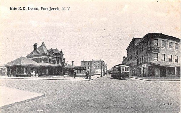 Erie RR Depot in Port Jervis, New York