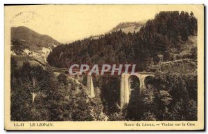 Old Postcard Le Lioran Lioran Road Viaduct La Cere