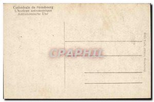 Postcard Old Strasbourg Astronomical Clock