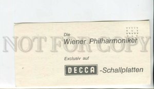 465946 1969 year Austria 100 years of Vienna Opera ticket with control coupon