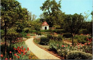 Flower Garden Mount Vernon Virginia Va Ladies Association Unposted Vtg Postcard 
