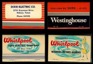 FULL UNSTRUCK MATCHBOOK Collection (32) all different from 1930s to 1950s