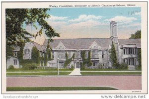 Illinois Champaign Urbana Wesley Foundation University Of Illinois 1949