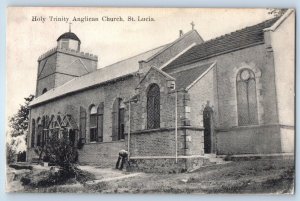 Sta. Lucia Postcard View of Holy Trinity Anglican Church 1910 Antique Posted