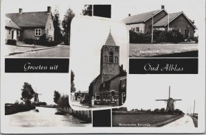 Netherlands Hroeten uit Oud Alblas Vintage RPPC C079