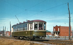 Montreal Transportation Commission 2-Man Car 2225 Street Car Vintage Postcard