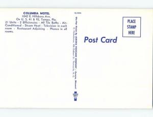 Unused Pre-1980 MOTEL SCENE Tampa Florida FL B6587-12