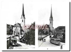 Postcard Modern tram-museum verein zuerich Staedtische Strassenbahn Zuerich. ...