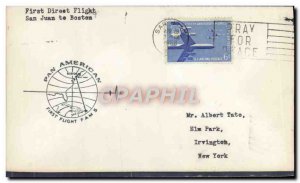 United States Letter 1st flight San Juan to Baltimore April 29, 1958