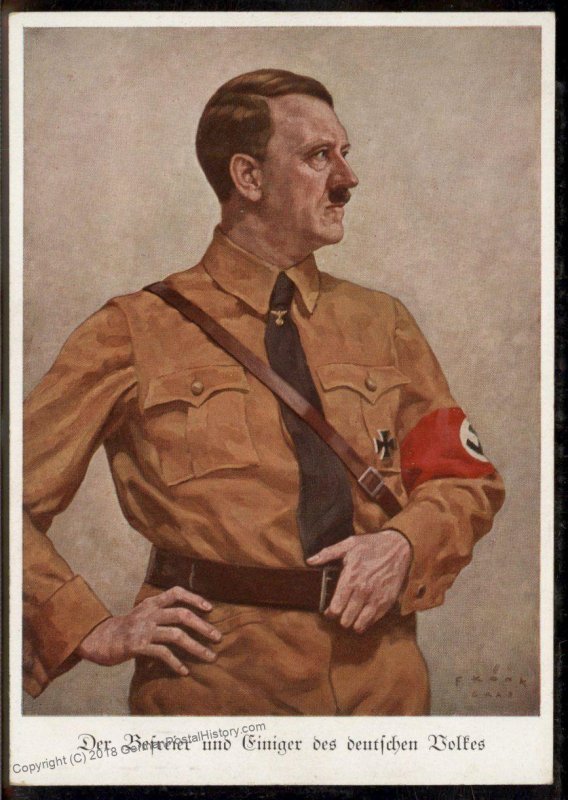 Stocker Verlag #1 Austria Annexation 1938 Anschluss Hitler Propaganda Card 93384