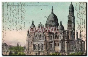 Old Postcard Montmartre The Basilica of Sacre Coeur ended