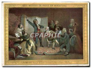 Chromo Museums Of Paris In The Miniature Luxembourg Rouget De Lisle Singing t...