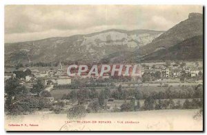 Old Postcard St Jean en Royans General view