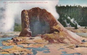 Giant Geyser Crater Yellowstone National Park Curteich