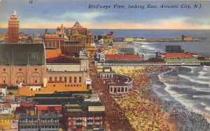 Bird's-eye View in Atlantic City, New Jersey