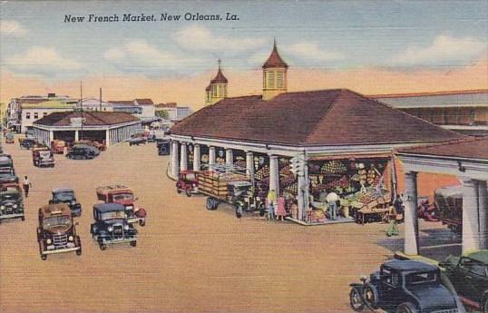 New french Market New Orleans Louisiana 1950