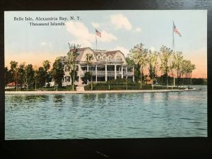 Vintage Postcard 1907-1915 Belle Isle Alexandria Bay Thousand Islands New York