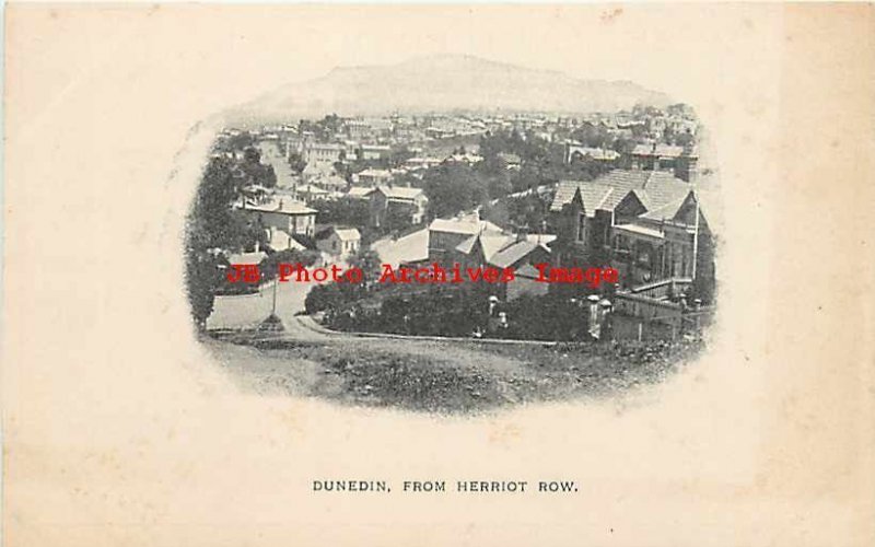 New Zealand, Dunedin, Town View from Herriot Row, UDB 